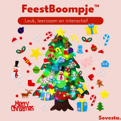 FeestBoompje™ - Decoratieve kerstboom voor kinderen